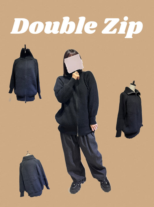 ダブルジップニット
